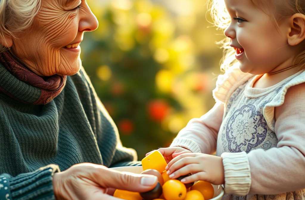 A z małym wnukiem musisz usiąść, przecież jesteś babcią!