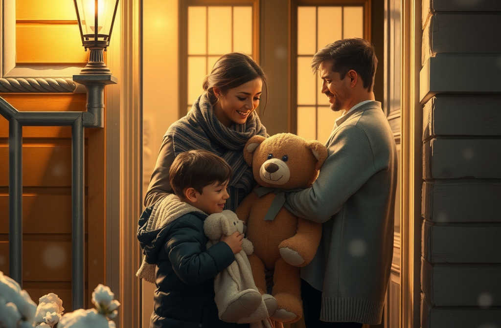 Wyrzuceni z kawalerki, w której mieszkali, samotna matka z dzieckiem trafiają pod drzwi bogatego wdowca.