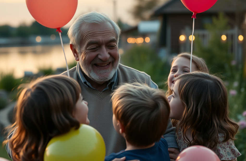 Przyszedł na swoje siedemdziesiąte urodziny, wychowując troje dzieci. Sam. Żona odeszła trzydzieści …