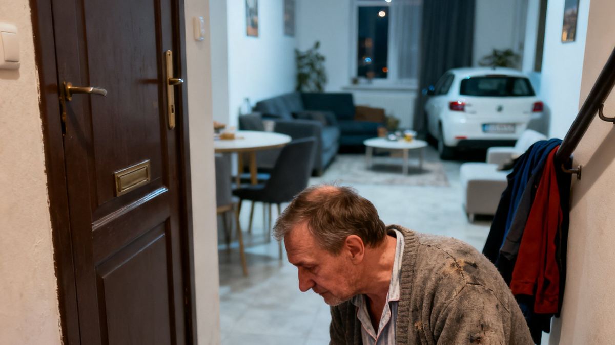 Kot, który skrobał drzwi Zenka